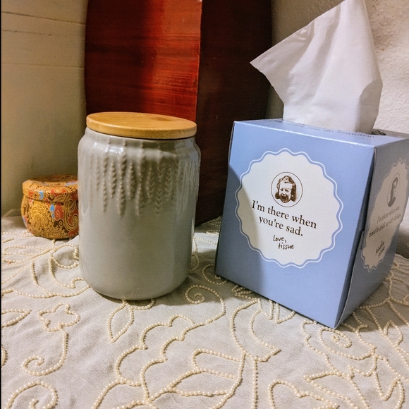 Gray Stoneware Canister - Picture 5 of 5